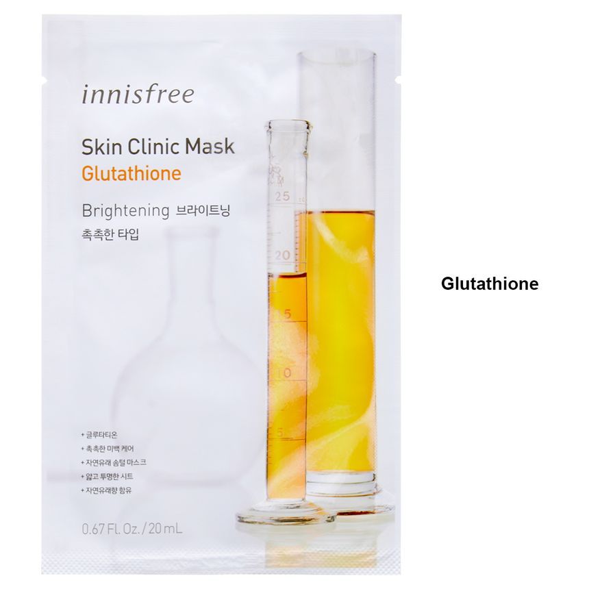 [Innisfree] Máscaras Faciais Skin Clinic Mask Sheet (13 Tipos) (10 unid.) 🇰🇷