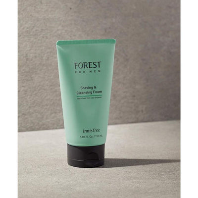 [Innisfree] Creme para Barbear + Creme de Limpeza Facial Masculino Forest for Men Shaving & Cleansing Foam 150mL 🇰🇷